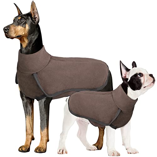 AOFITEE Hundepullover, warmer Hundemantel Hundewinterjacke, winddichter Hund kaltes Wetter Mäntel mit Rollkragen, Haustierbekleidung Winterkleidung für kleine, mittelgroße und große Hunde von AOFITEE