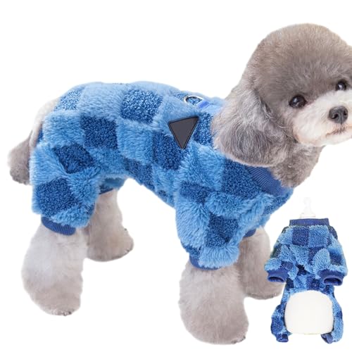 AOKLEY Hunde-Wintermantel - Warme vierbeinige Fleecejacke für Hunde | Fleecejacke für Hunde, kleine Hundejacke, Haustier-Hundekleidung für kaltes Wetter, Herbst und Winter von AOKLEY