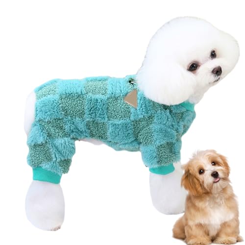 AOKLEY Hunde-Wintermantel - Warmer Vierbeiner-Fleece-Hundepullover mit D-Ring,Fleecejacke für Hunde, kleine Hundejacke, Haustier-Hundekleidung für kaltes Wetter, Herbst und Winter von AOKLEY