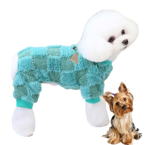 AOKLEY Hundejacke Winter - Warme vierbeinige kleine Hundejacke mit D-Ring,Hunde-Fleeceweste für kleine Hunde, Hundekleidung, Fleece-Hundepullover für kaltes Wetter von AOKLEY