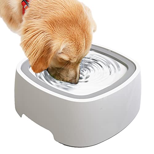 AOKLEY Wasser für Hunde, Stay Dry - Wasserspender für Haustiere, 1,5 l, Wasser für Haustiere, langsames Trinkwasser, für Reisen im Fahrzeug für Hunde von AOKLEY