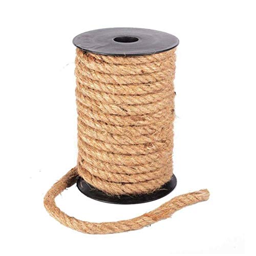 AOM Premium-Natur Sisalseil für Kratzbaum Kratz Spielzeug Katze Klettergerüst DIY Weberei Katzen Machen Schreibtisch Beine Bindung Seil #, 10mm von AOM