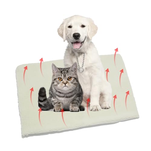 AOMiGT Waschbare Wärmematte Hundedecke, Selbstheizende Decke Hund, Thermodecke Hund, Selbstheizende Decke für Katzen Hunde, Geeignet für Katzen und Hunde zum Warmhalten,60X45 cm von AOMiGT