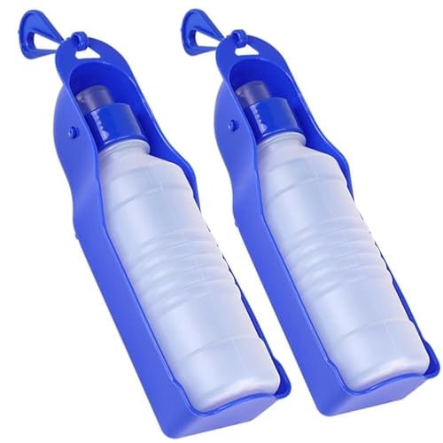 AOpghY 2pcs Hundwasserflasche 8.45 Unzen tragbare Hundwasserflasche Faltbare Hundwasserflaschen für Wanderwasserspender für Welpen kleine Hunde Haustiere Haustiere Gegenstände von AOpghY