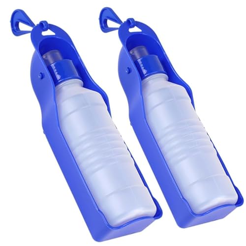 AOpghY 2pcs Hundwasserflasche 8.45 Unzen tragbare Hundwasserflasche Faltbare Hundwasserflaschen für Wanderwasserspender für Welpen kleine Hunde Haustiere Haustiere von AOpghY