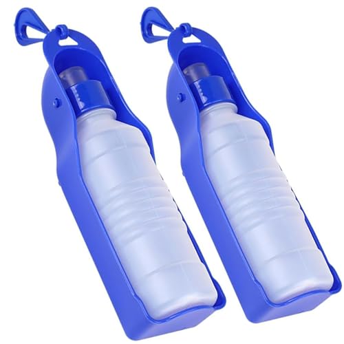 AOpghY 2pcs Hundwasserflasche 8.45 Unzen tragbare Hundwasserflasche Faltbare Hundwasserflaschen für Wanderwasserspender für Welpen kleine Hunde Haustiere Haustiere von AOpghY