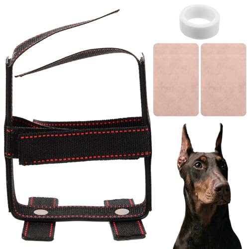 AOpghY Doberman Ohr Posting Kit Kleberfixierte Korrektur vertikales Hundeband für 2-4 Monate Hundeohr-Stehhilfe von Samoyeds, Pinscher Hunde Tierwaren von AOpghY