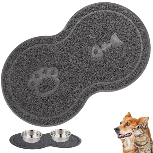 AOpghY Haustiermatte wasserdichte Nicht-Schlupf-Haustier-Fütterungsmatte Pet Bowl Matte Haustier Fütterung Keramik Schüssel Matte für Katzen und Hunde Haustierwaren von AOpghY