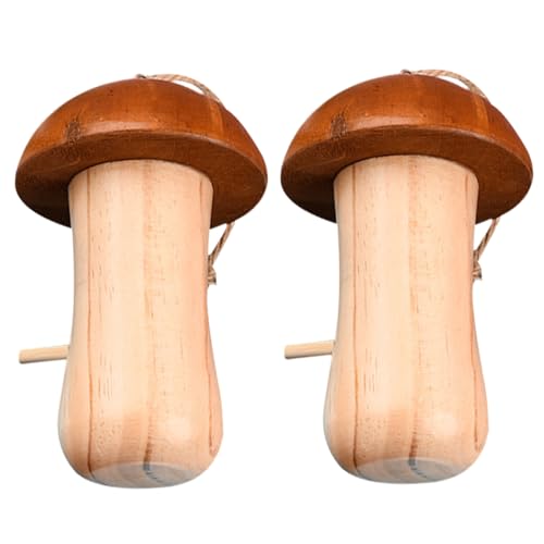 AOpghY Hummingbird House 2pcs Hängende Kolibri -Nest mit Barsch Naturholz Vogelhaus Glatte süße Schutzvogelhaus, Stil 3, 3.15x5.12 Zoll Gartenbedarf von AOpghY