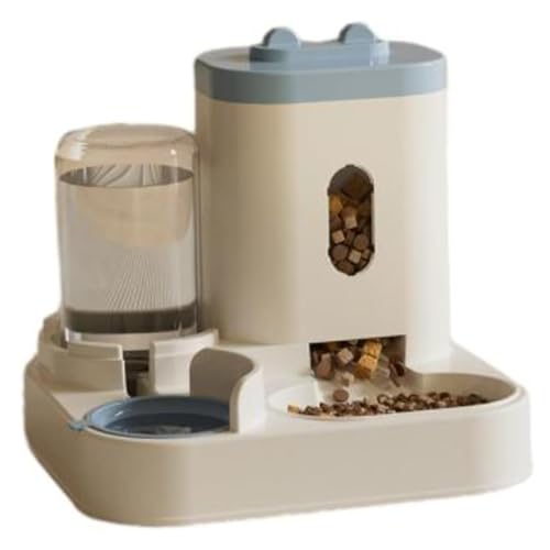 AOpghY Hundefutter und Wasserspender 2 in 1 Katzenfutter- und Wasserspender Selbstversorger Plastikkatze Feeder automatisch für kleine mittelgroße Katzen Hundehundefutter und Wasserspender von AOpghY