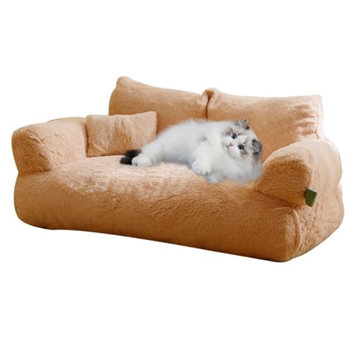 AOpghY Katzensofa Winter weiche Katze Couch gefüllt nicht rutschern Kratzfeste Katzensofa Bett abnehmbar absorbierbar. von AOpghY