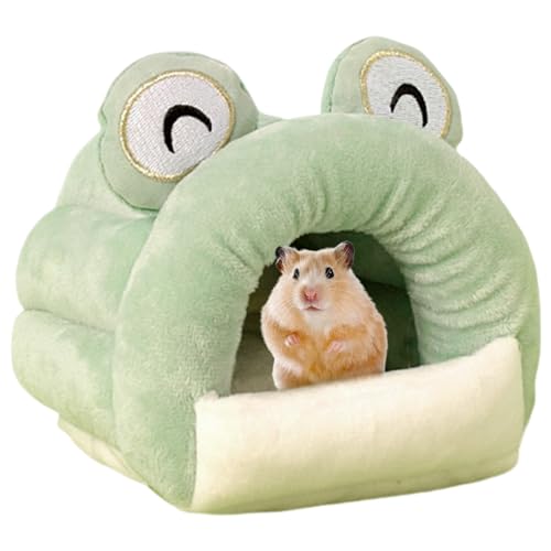 AOpghY Meerschweinchen -Hassout -Isolierung Waschbares Winter Hamster Bett gemütlich süßer Hamster Versteck für kleine Haustier, Frettchen, Chinchilla, Hase 4,3 x 3,3 x 3,5 Zoll Haustierwaren von AOpghY