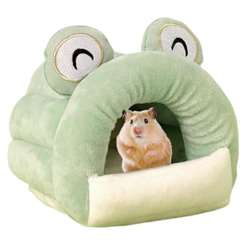 AOpghY Meerschweinchen -Hassout -Isolierung Waschbares Winter Hamster Bett gemütlich süßer Hamster -Versteck für kleine Haustier, Frettchen, Chinchilla, Hasen Medium 6,3x5.1x5.1in Haustierwaren von AOpghY