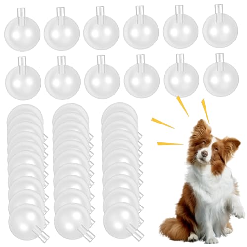 AOpghY Quietscher 50pcs 27mm Ersatz Spielzeug Squeaker Transparent Noise Maker Einfügen runde Reparaturquietschende für Hundetoxids Dolls Baby Toys Haustier Vorräte von AOpghY