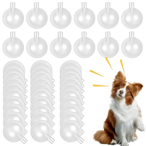 AOpghY Quietscher 50pcs 27mm Ersatz Spielzeugkipper transparenter Geräuschhersteller Einfügen runde Reparaturqu: Hundespielzeug Puppen Baby Spielzeug Tierwaren von AOpghY