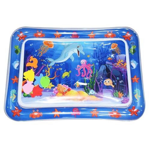 AOpghY Wassermatte für Katzen, 26 x 20 Zoll, mit Wasser befüllbare Katzenspielmatte, verdickte PVC-Wassersensor-Spielmatte, interaktive Tummy Time-Wassermatte, Haustierartikel von AOpghY