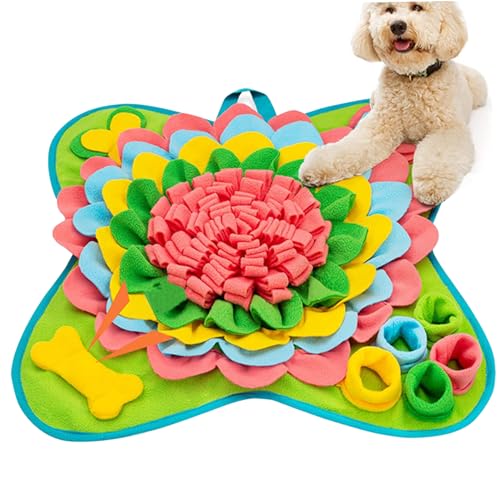 Snuffle Matte für Hunde, großes Spielzeug für Hundeanreicherungsspielzeug für Geruchstraining ＆ Langsames Essen, Hundeausrüstung mit Geräuschen, interaktiver Snuffle Master Style 2 Haustierbedarf von AOpghY