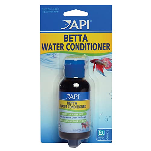 API Betta Water Conditioner, Betta Fish Süßwasser-Aquarium-Wasseraufbereiter, 48 ml, Betta Water Cond, 50 ml von API