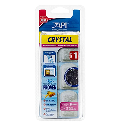 APL Crystal Zubehör für Aquarien, Box mit 6 Stück, Größe 1 von API