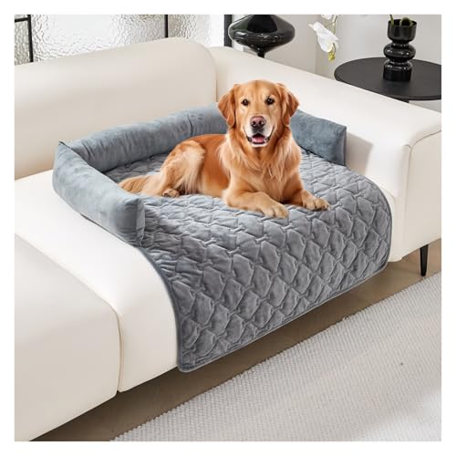 APMOE Hundebett Sofa, Couchkissen für Hund Waschbar Sofaschutz Hund Sofadecke Antifouling Hundedecke für Sofa Hundebett Couch Hunde für Groß,Mittel,Klein(Coffee,75x120cm) von APMOE