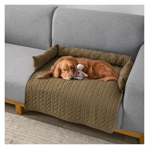 APMOE Hundebett Sofa, Hundedecke Sofaschutz Hund Sofadecke Waterproof Hundekissen Auto Hundebett Couch Hunde für Furniture Protection Couch Cushion für Dogs(Grün,90x102x16cm) von APMOE