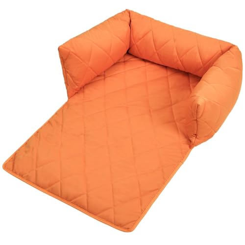 APMOE Hundebetten Hundekissen, Sofaschutz Hund Sofadecke Waschbar Hundekissen Auto Hundebett Sofa Hundedecke Sofaschutz für Groß/Mittel Und Klein(Orange) von APMOE