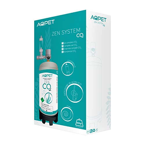 AQPET Zen Co2 System Komplettanlage für Süßwasseraquarien mit 800 g Flasche von AQPET