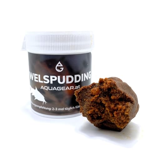 Welspudding 70g | Futterpaste für Zierfische | Spezialfutter für kleinere Welse und Bodenfische wie Corydoras, Schmerlen, Dornaugen, Otocinclus usw. von AQUAGEAR