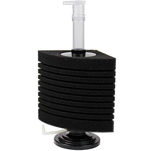 AQUANEAT Aquarium Bio Eckschwammfilter für die Zucht von Garnelen Nano Fish Tank, bis zu 250 l von AQUANEAT