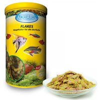 AQUARIS Aquarium Fischfutter - Flakes - 180g / 1 L von AQUARIS