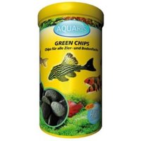 AQUARIS Aquarium Fischfutter für Welse - Green Chips - 125g / 250ml von AQUARIS