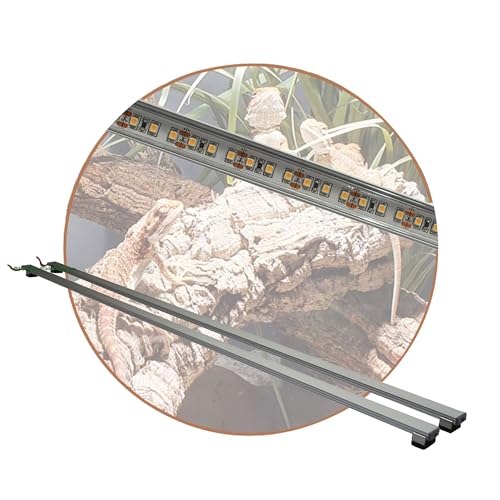 AQUARIUM PLÜDERHAUSEN Terrarium LED Beleuchtung Wüsten Reptilien Pflanzen LED 30 cm Set2 Leuchtbalken von AQUARIUM PLÜDERHAUSEN