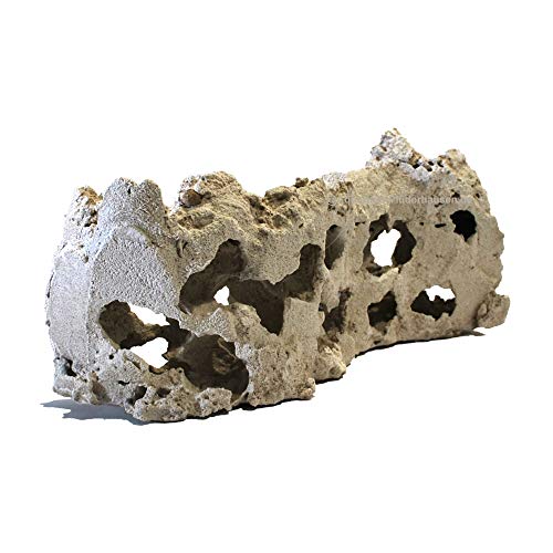 Lochgestein Aquarium Deko Felsen Malawi See S-Form 39x13x17 cm von AQUARIUM PLÜDERHAUSEN