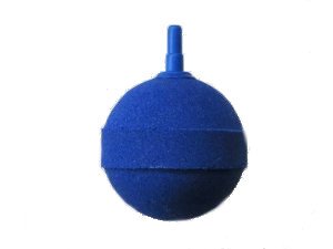 AQUARIUM RIO Sprudelstein/Luftstein Kugel blau 5cm Durchmesser für 4/6mm Luftschlauch von AQUARIUM RIO