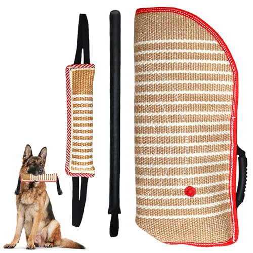 ARAPRIS Bite Sleeve Hundetraining Große Hunde - Dog Agility Equipment - Dog Fight Stopper - Dog Training Tools - Bite Work Dog Training - Dog Bite Sleeve and Dog Tug Toy - Deutscher Schäferhund von ARAPRIS