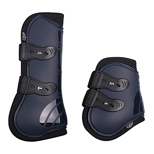 ARBO-INOX Gamaschen Set Schnellverschluss anatomisch geformt (Full WARMBLUT, Navy) von ARBO-INOX