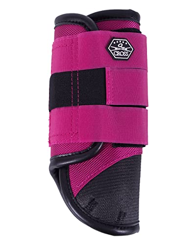 ARBO-INOX Gamaschen mit Kevlar® Vielseitigkeitsgamaschen für Vorderbeine (XL, Fuchsia) von ARBO-INOX