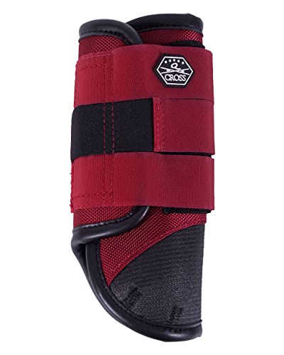 ARBO-INOX Gamaschen mit Kevlar® Vielseitigkeitsgamaschen für Vorderbeine (XL, Ruby) von ARBO-INOX