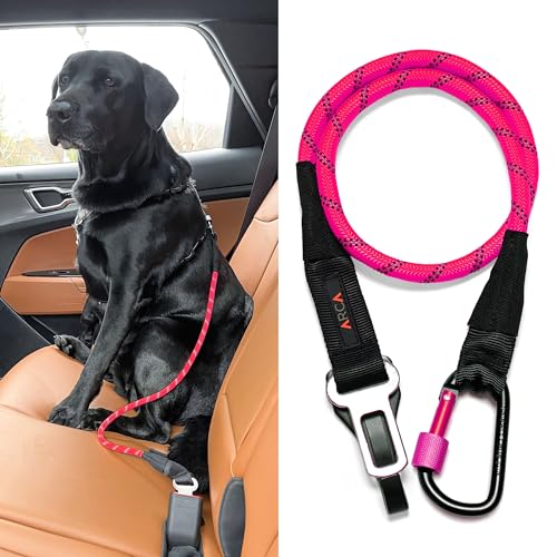 ARCA PET Sicherheitsgurt | Universeller Hunde-Sicherheitsgurt | Langlebiger, reflektierender Auto-Sicherheitsgurt für Hunde mit Clip-Hakenriegel, Schnalle und Karabiner aus Legierung - sichere und von ARCA PET