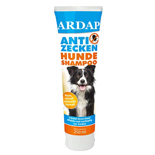 ARDAP Anti Zecken Shampoo für Hunde 250ml - Nachhaltiger Zeckenschutz & hygienische Fellpflege (PT19) von ARDAP