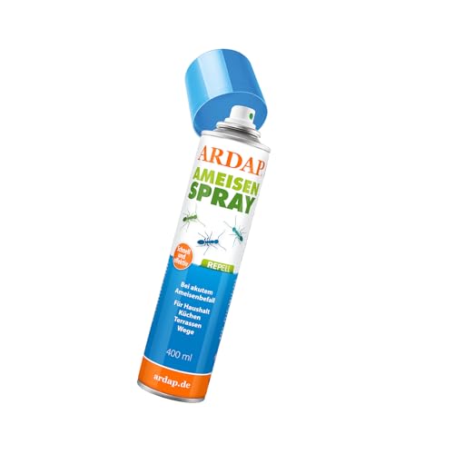 ARDAP Repell Ameisenspray 400ml - Ameisenspray außen & gegen Ameisen im Haus - Mittel gegen Ameisen - Ameisenmittel - Ameisen Spray bei akutem Ameisenbefall - Wirkt schnell & effektiv (PT19) von ARDAP