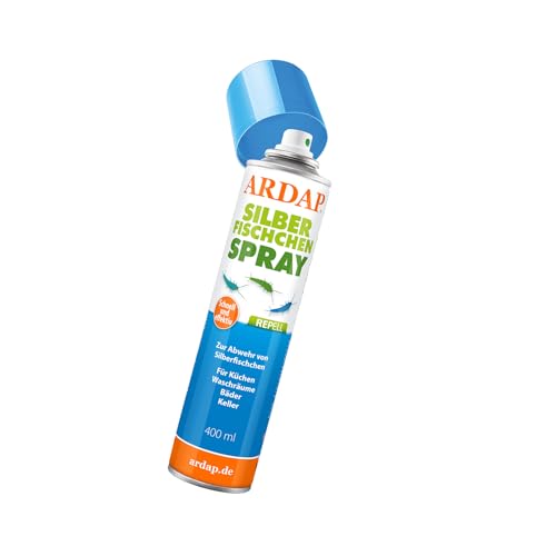 ARDAP Repell Silberfisch Spray 400ml - Mittel gegen Silberfische - Silberfische Spray - Silberfischspray - Silberfischchen - Spray gegen Silberfische - Wirkt schnell & effektiv (PT19) von ARDAP