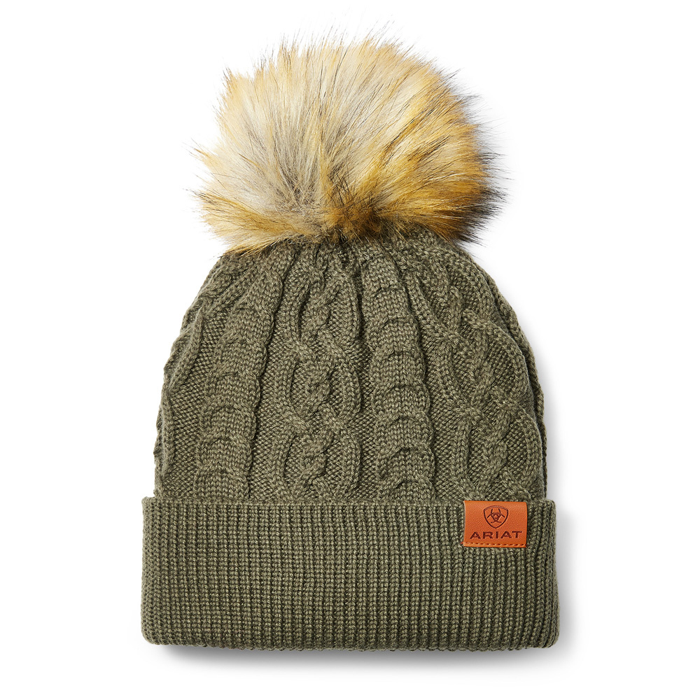 Ariat Damen Mütze Norfolk Beanie earth heather von ARIAT