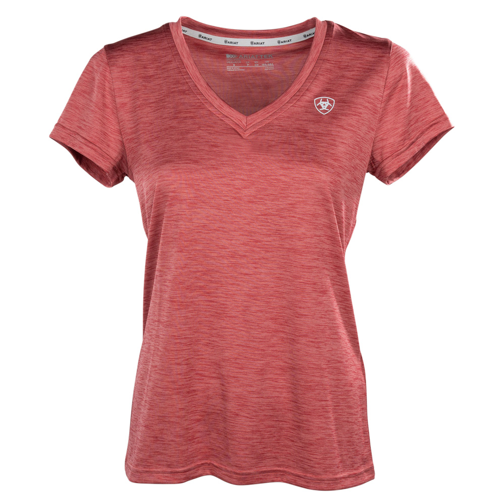 Ariat Damen T-Shirt WMS Laguna SS Baselayer sun-dried tomato, Gr. XS von ARIAT