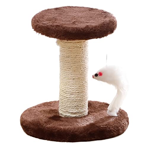 Kratzbaum für große Katzen, Katzenkratzer, Klettergerüst, Kratzbaum, widerstandsfähiger Sisal-Kratzbaum mit Spielzeug, Fisch, Kätzchen, Vergnügungspark für Haustiere, mobiles Zubehör, Katze (Größe: von ARICCI