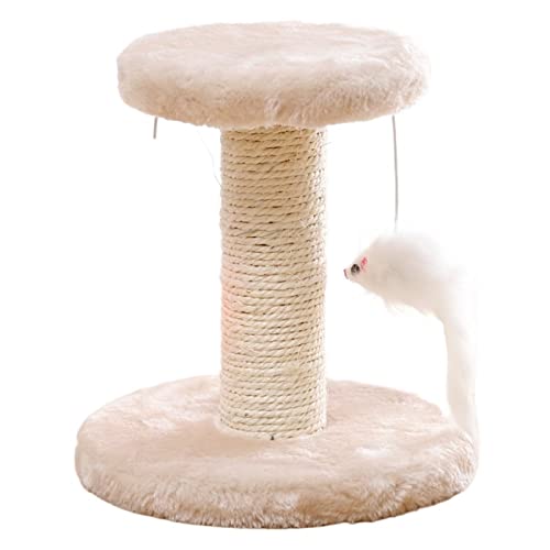 Kratzbaum für große Katzen, Katzenkratzer, Klettergerüst, Kratzbaum, widerstandsfähiger Sisal-Kratzbaum mit Spielzeug, Fisch, Kätzchen, Vergnügungspark für Haustiere, mobiles Zubehör, Katze (Größe: von ARICCI