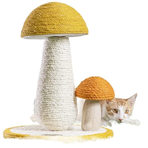 Kratzbaum für große Katzen, Pilz, Katzenkratzer, Kletterrahmen aus Sisalbaum, Katzenkratzer, kratzfestes Brett, Schleifklaue, Kätzchenspielzeug für Katzen und Katzen (Größe: Katzenkratzer M) Vision von ARICCI