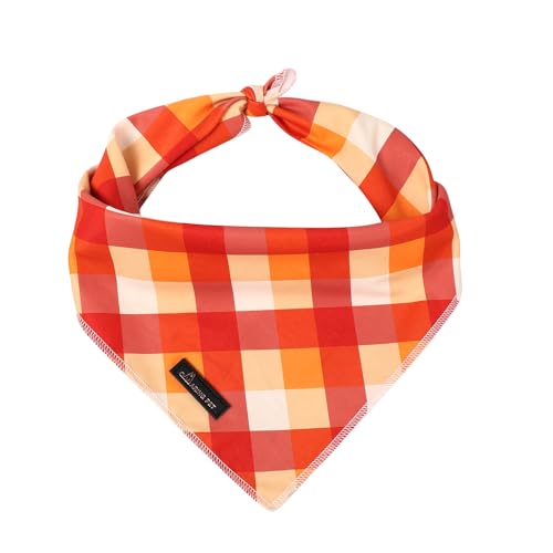 ARING PET Halloween-Hundehalstuch, Herbst-Design, mehrfarbig, Gittermuster, Dreieckstuch für kleine, mittelgroße und große Jungen, Mädchen, Hunde, Größe L ARING PET Halloween-Hundehalstuch, Herbst-Design, mehrfarbig, Gittermuster, Dreieckstuch für kleine, mittelgroße und große Jungen, Mädchen, Hunde, Größe L von ARING PET