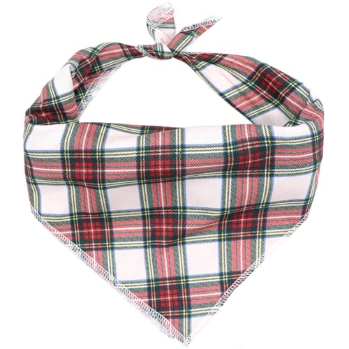 ARING PET Hundebandana, Dreieckiges Latztuch aus Baumwolle, Weiches und Kuscheliges Rot&Grün Kariertes Hundedreieckstuch für Kleine bis Große Hunde ARING PET Hundebandana, Dreieckiges Latztuch aus Baumwolle, Weiches und Kuscheliges Rot&Grün Kariertes Hundedreieckstuch für Kleine bis Große Hunde von ARING PET