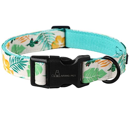 ARING PET Sommer-Hundehalsband, leichtes Hundehalsband für kleine Hunde, verstellbare Bequeme Baumwoll-Hundehalsbänder für kleine, mittelgroße und große Hunde, klein von ARING PET